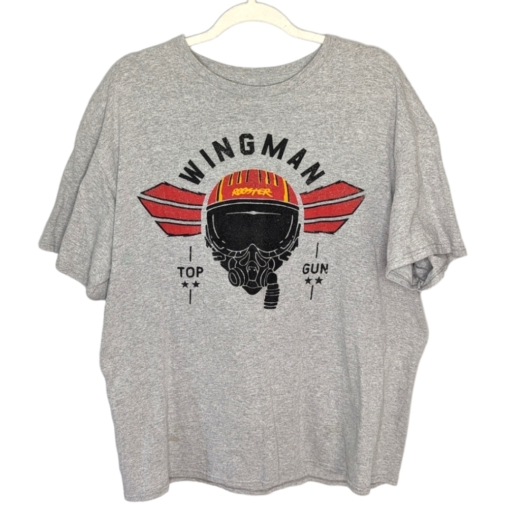 Top Gun Maverick Wingman Air Force airman helmet graphic Tshirt size men's XL